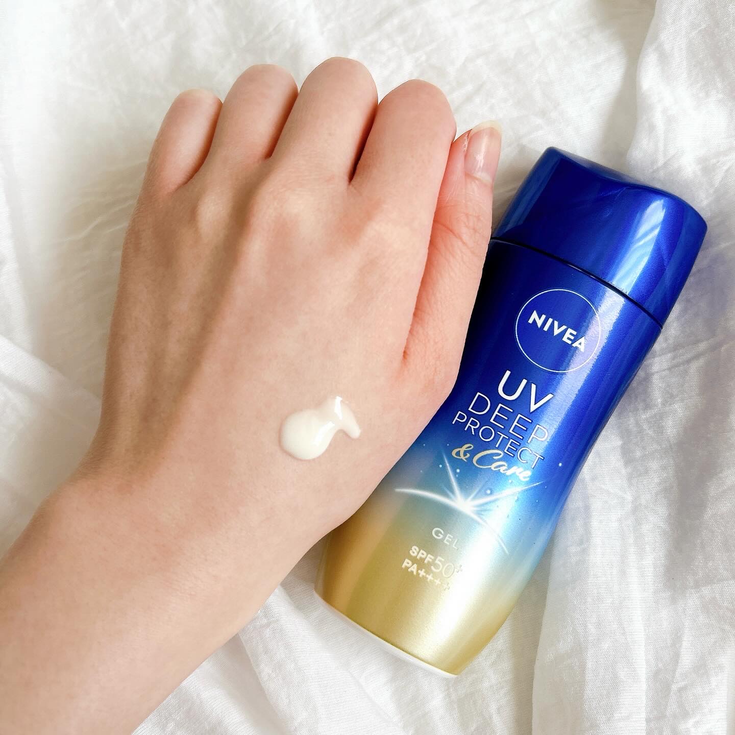 ニベアUV ディープ プロテクト＆ケア ジェル/ニベア/日焼け止めジェルを使ったクチコミ（3枚目）
