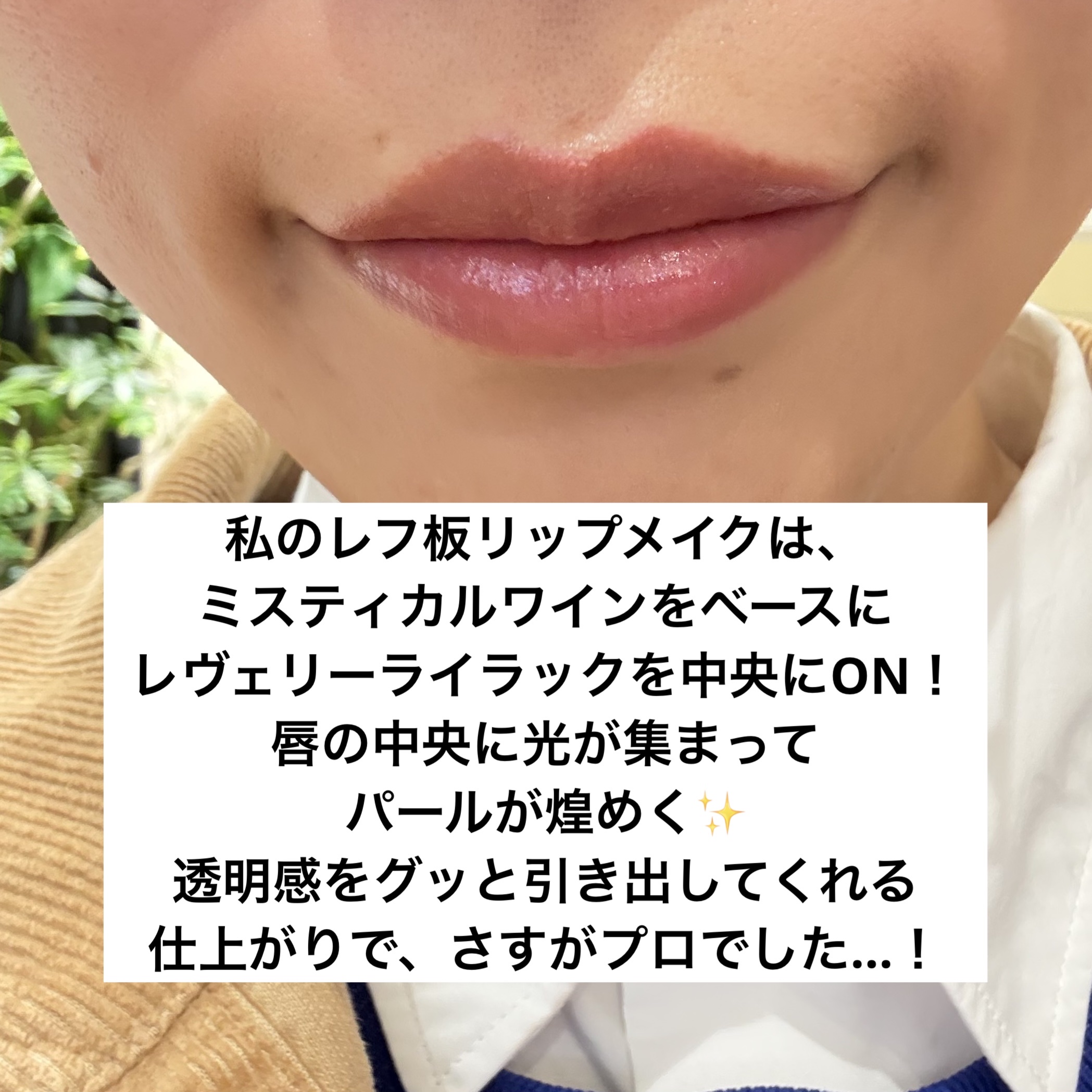 キヌケアグローアップ グリーム/shu uemura/口紅を使ったクチコミ（2枚目）