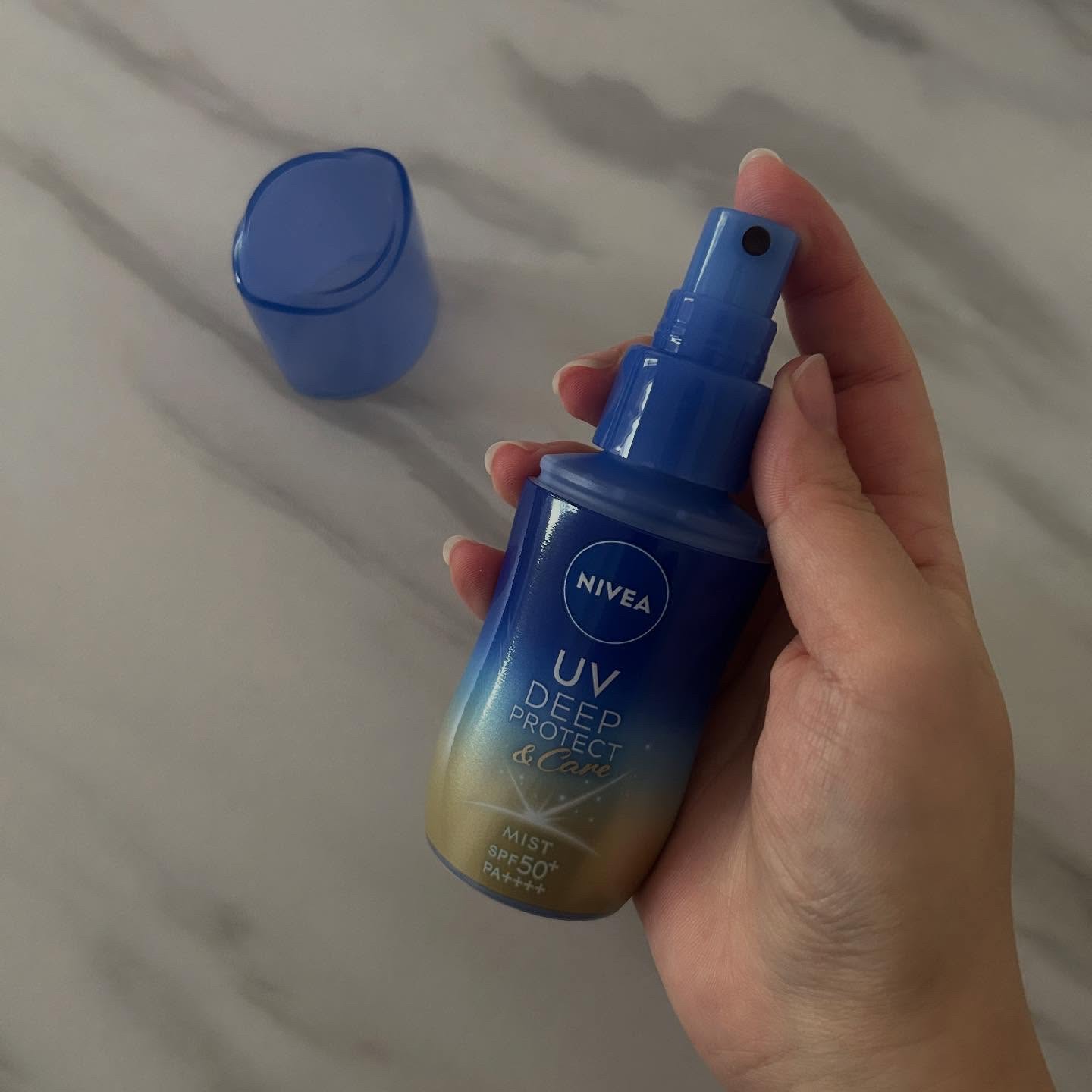 ニベアUV ディーププロテクト＆ケア ミルクミスト/ニベア/日焼け止めミスト・スプレーを使ったクチコミ（2枚目）