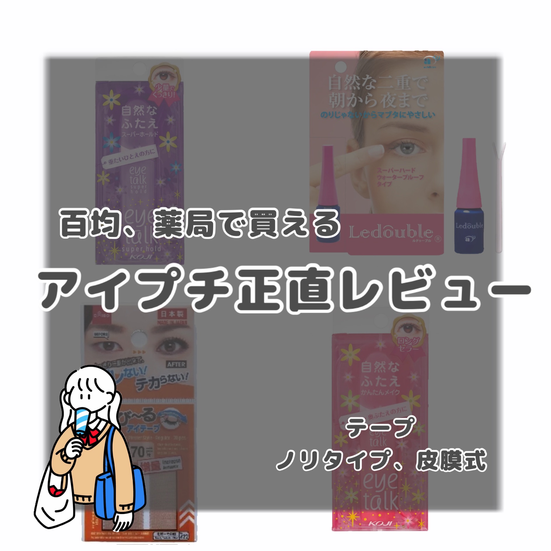 アイトーク/アイトーク/二重まぶた用アイテムを使ったクチコミ（1枚目）