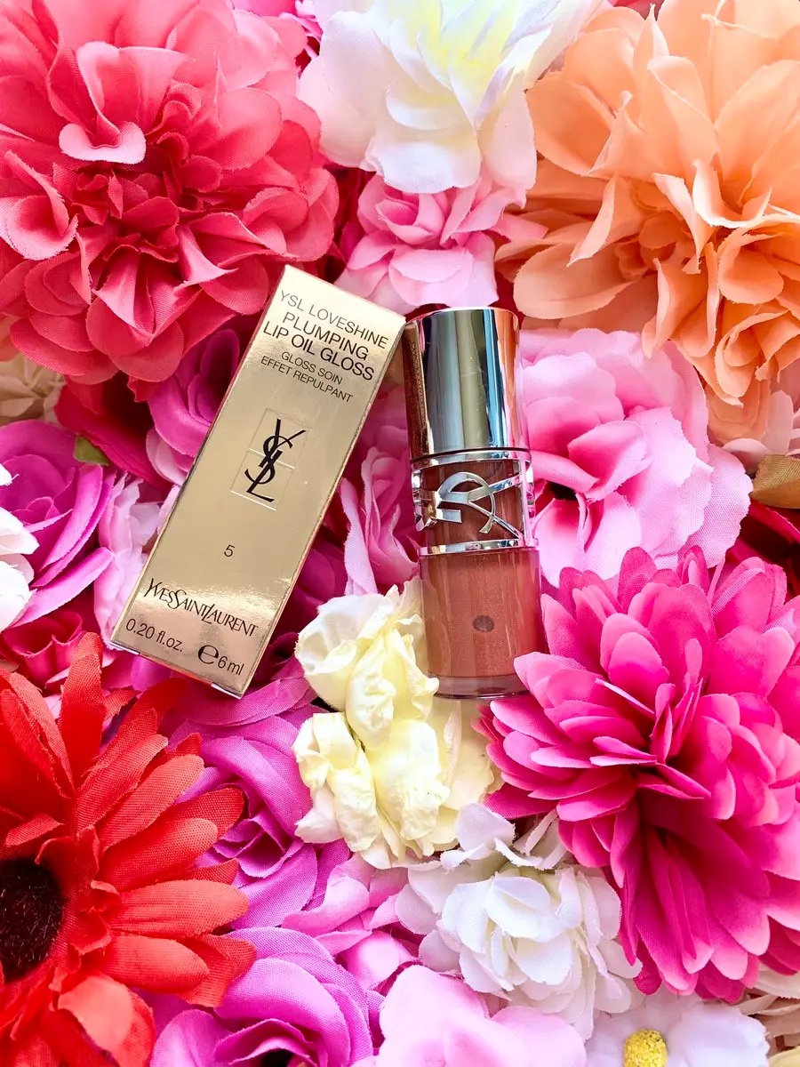 YSL ラブシャイン オイル グロス #5 カリフォルニア サンシャイン/YVES SAINT LAURENT BEAUTE/リップグロスを使ったクチコミ（2枚目）