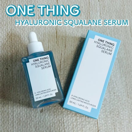 ヒアルロニックスクワランセラム/ONE THING/美容液を使ったクチコミ(1枚目)