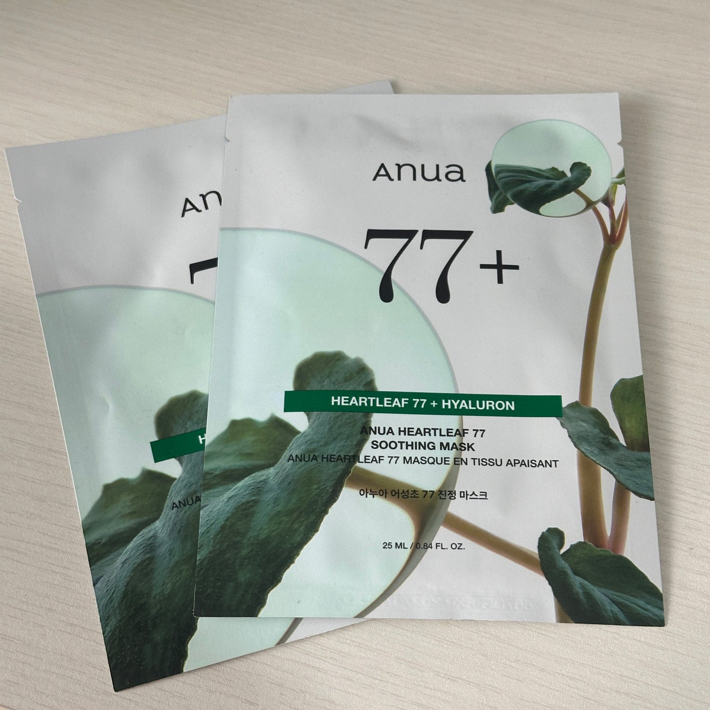 HEARTLEAF 77 SOOTHING TONER CICA EXOSOME MASK/Anua/シートマスク・パックを使ったクチコミ(1枚目)