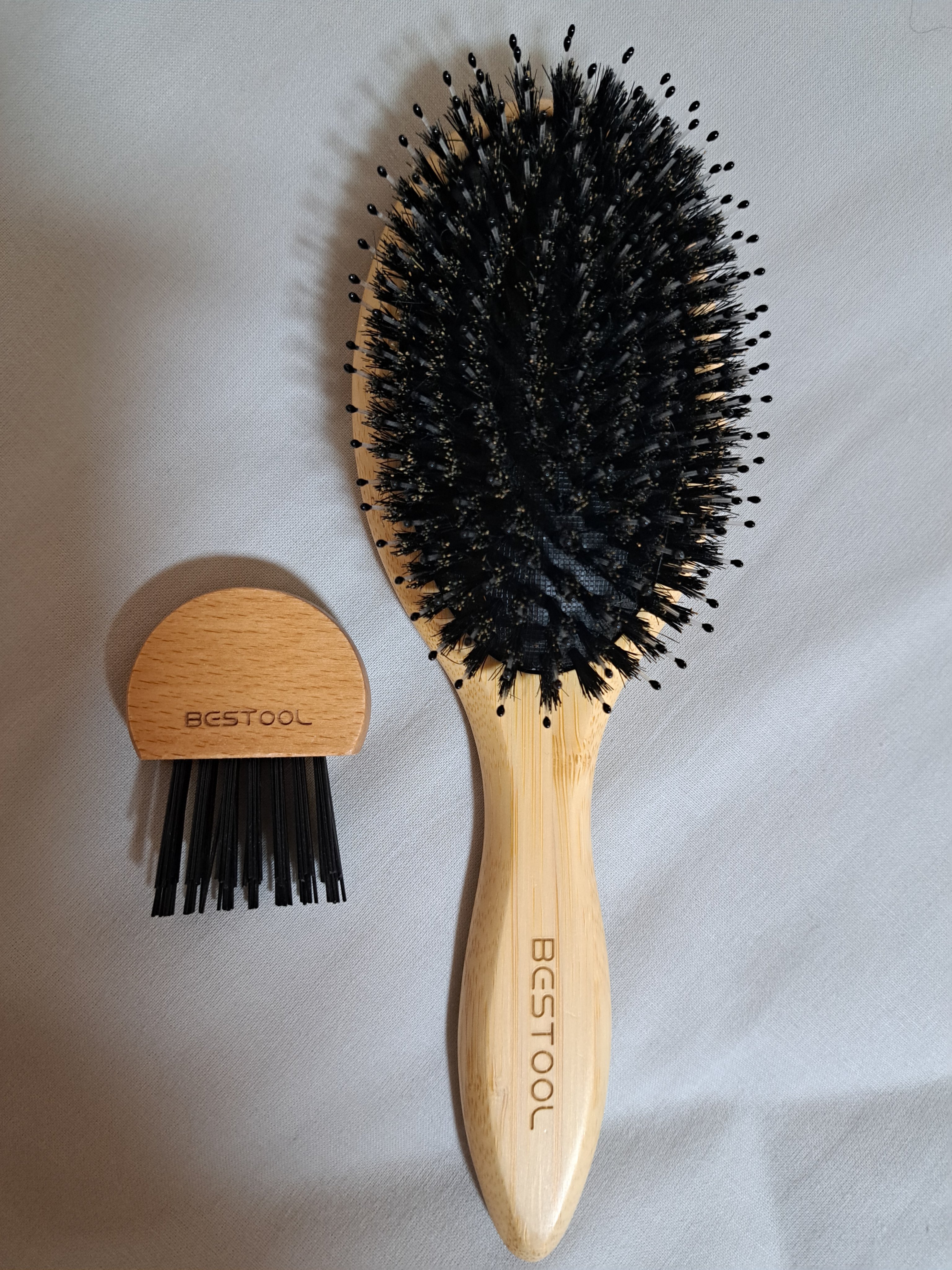 豚毛パドルヘアブラシ/Bestool/その他スタイリングを使ったクチコミ（3枚目）