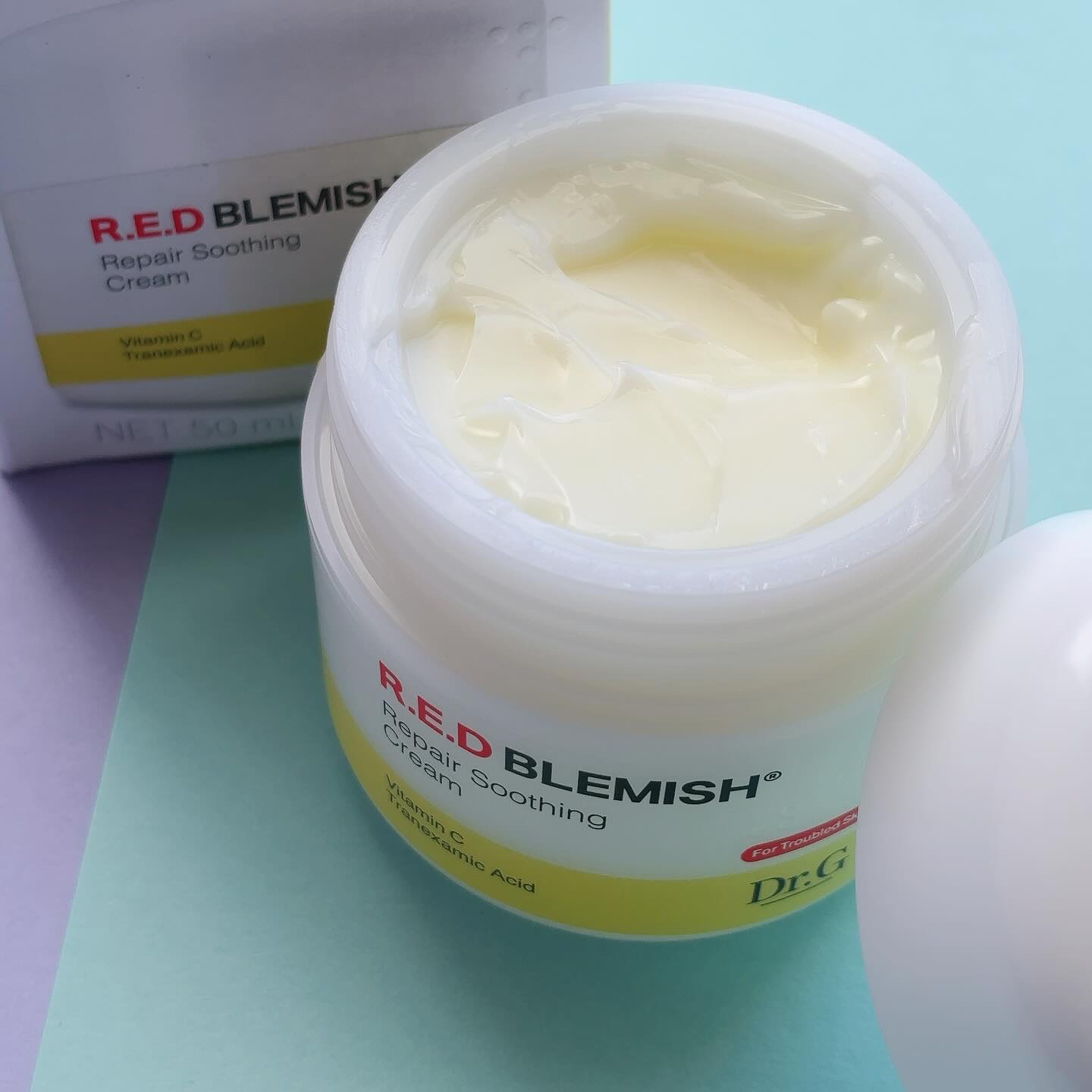 レッドブレミッシュ リペアスージングクリーム/Dr.G/フェイスクリームを使ったクチコミ（2枚目）