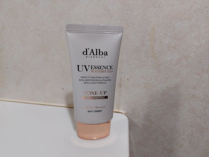 ウォータフルトーンアップサンクリーム/ダルバ/日焼け止めクリームを使ったクチコミ(1枚目)