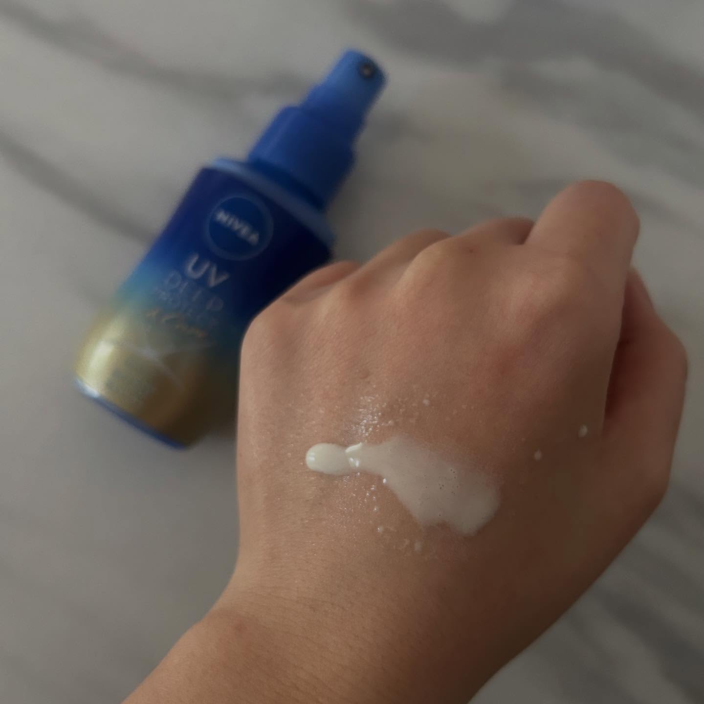 ニベアUV ディーププロテクト＆ケア ミルクミスト/ニベア/日焼け止めミスト・スプレーを使ったクチコミ（3枚目）