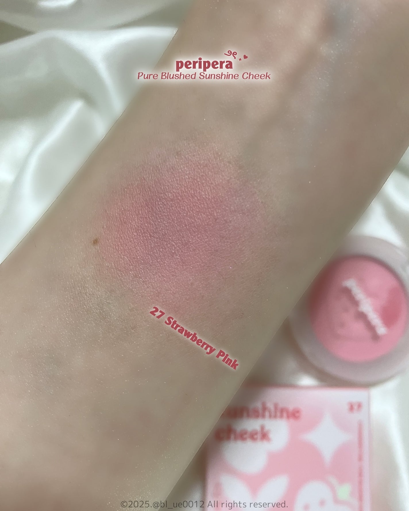 ピュア ブラッシュド サンシャイン チーク/PERIPERA/パウダーチークを使ったクチコミ(5枚目)