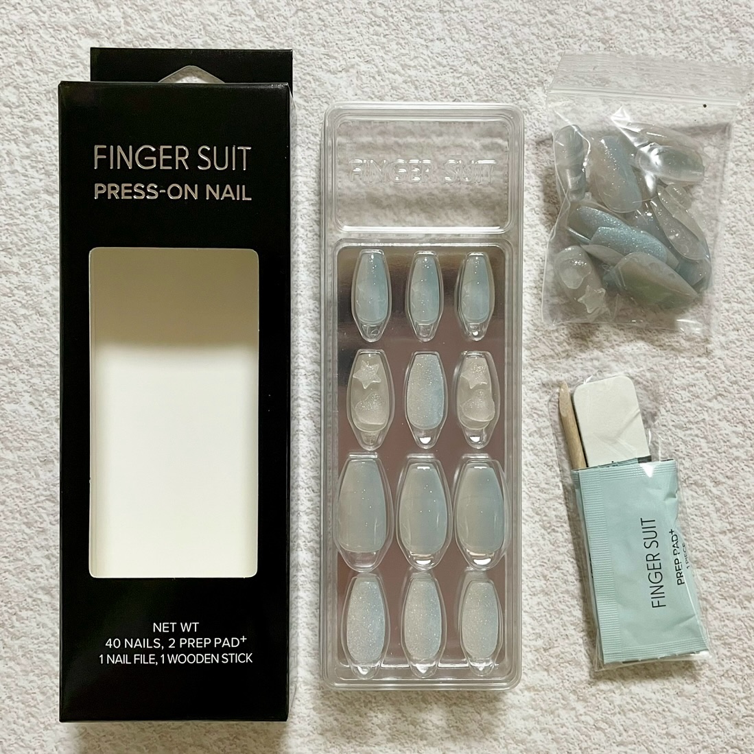 ネイルチップ(シールタイプ)/FINGER SUIT/ネイルチップ・パーツを使ったクチコミ（2枚目）