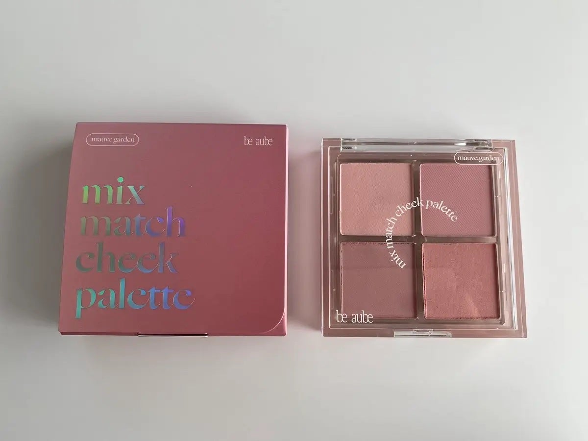 ミックスマッチチークパレット/be aube/パウダーチークを使ったクチコミ(3枚目)