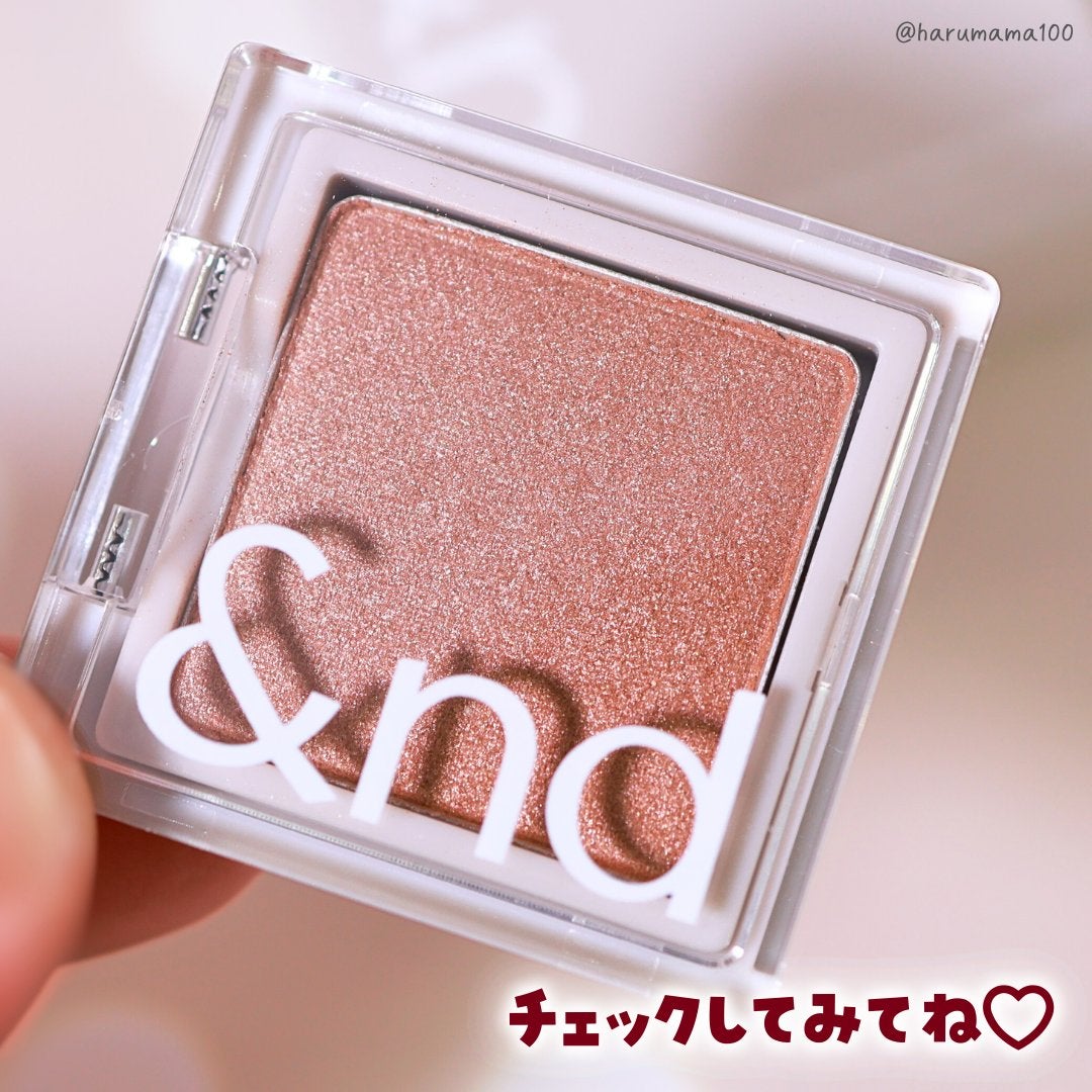 メロウタッチシングルアイシャドウ/&nd by rom&nd/単色アイシャドウを使ったクチコミ(7枚目)