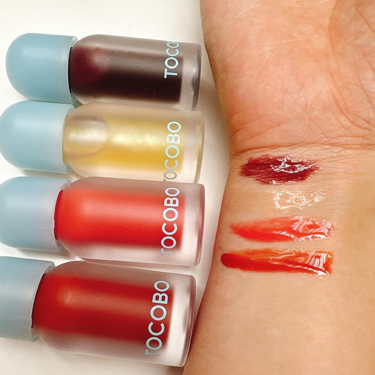 ジューシーベリープランピングリップオイル/TOCOBO/リップグロスを使ったクチコミ(4枚目)