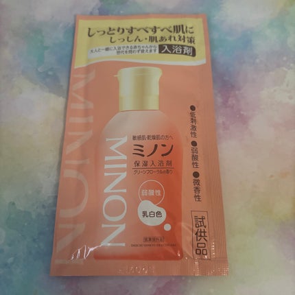 ミノン薬用保湿入浴剤/ミノン/保湿系入浴剤を使ったクチコミ(1枚目)