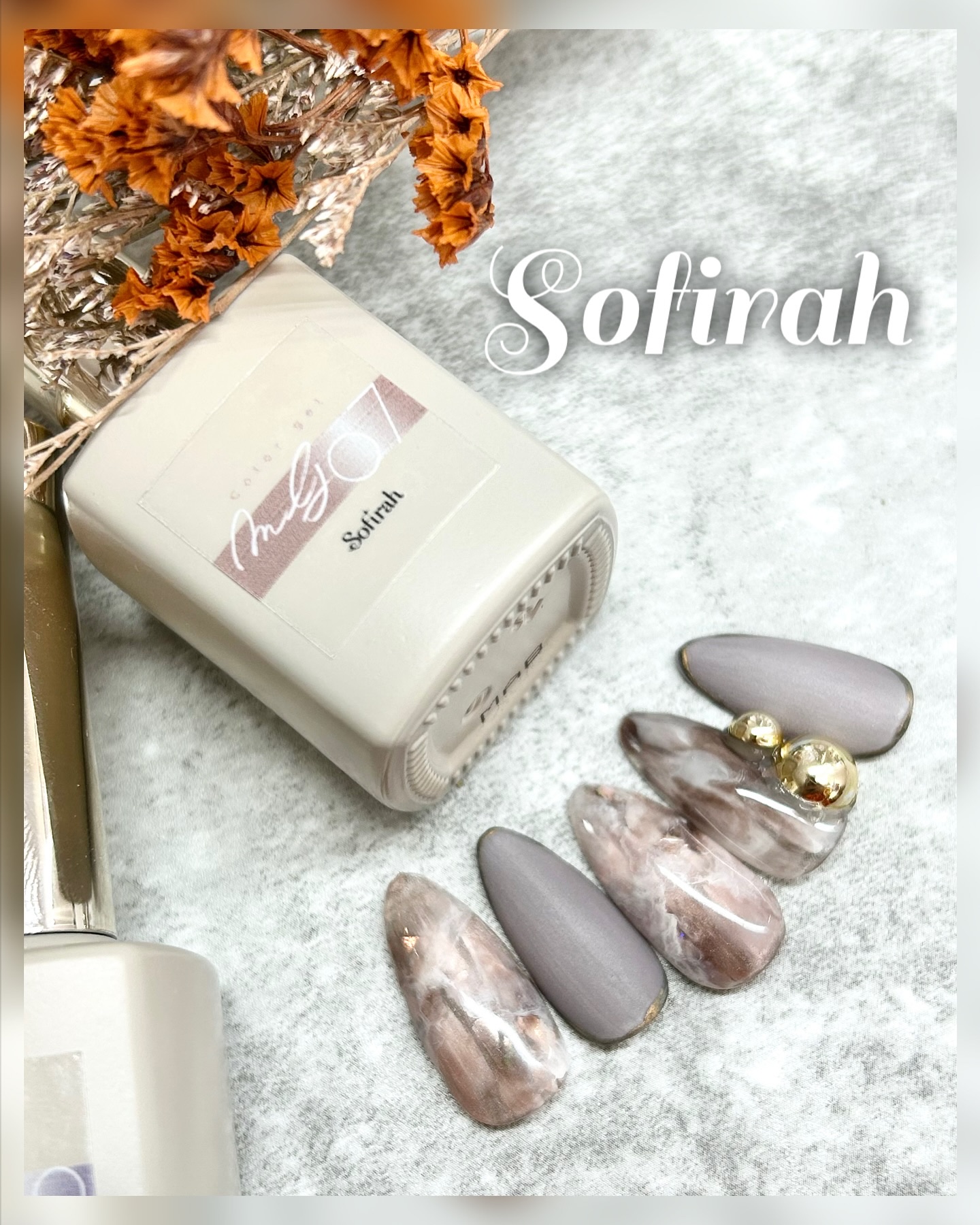 シルキーマグネット/sofirah/ジェルネイルを使ったクチコミ（1枚目）