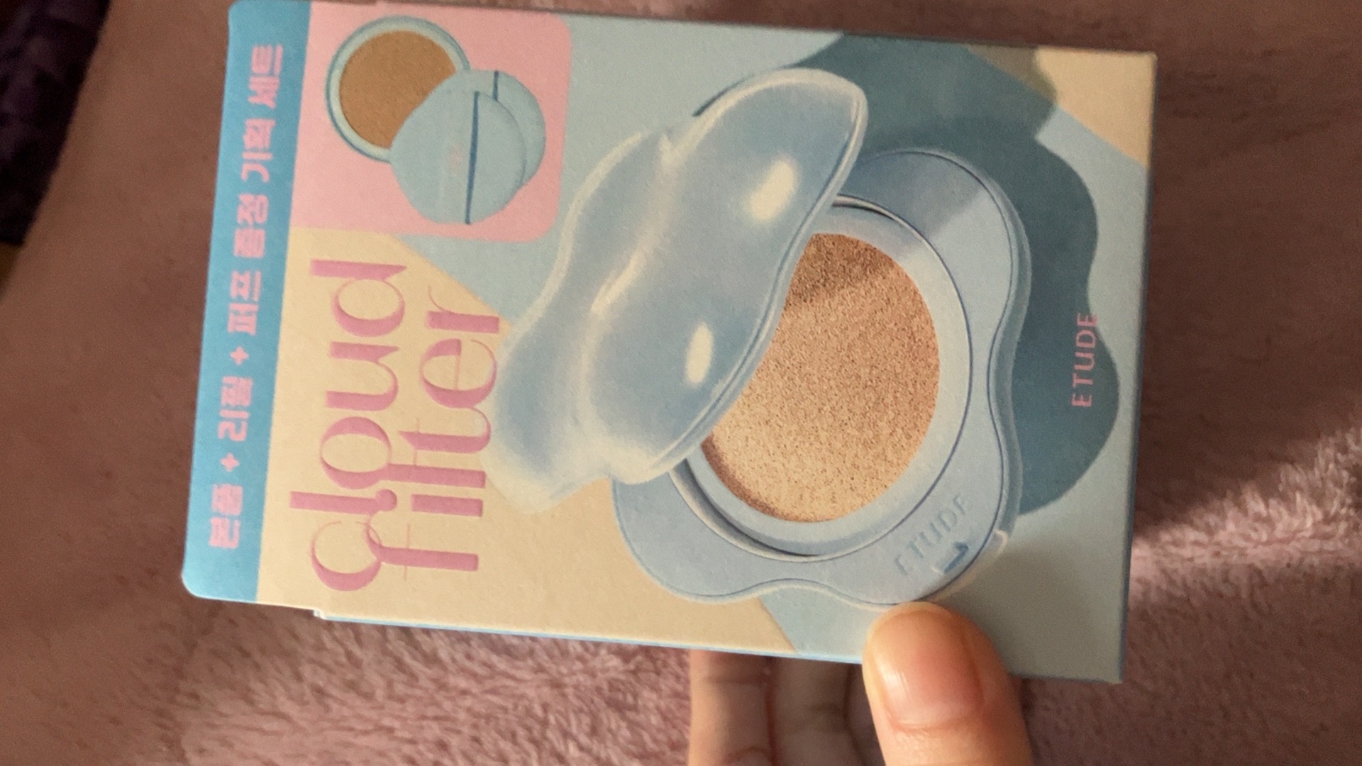 クラウドフィルタークッション/ETUDE/クッションファンデーションを使ったクチコミ（1枚目）