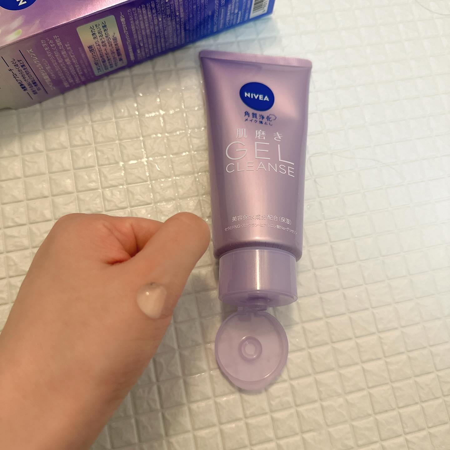 ニベア 肌磨きジェルクレンズ/ニベア/クレンジングジェルを使ったクチコミ（2枚目）