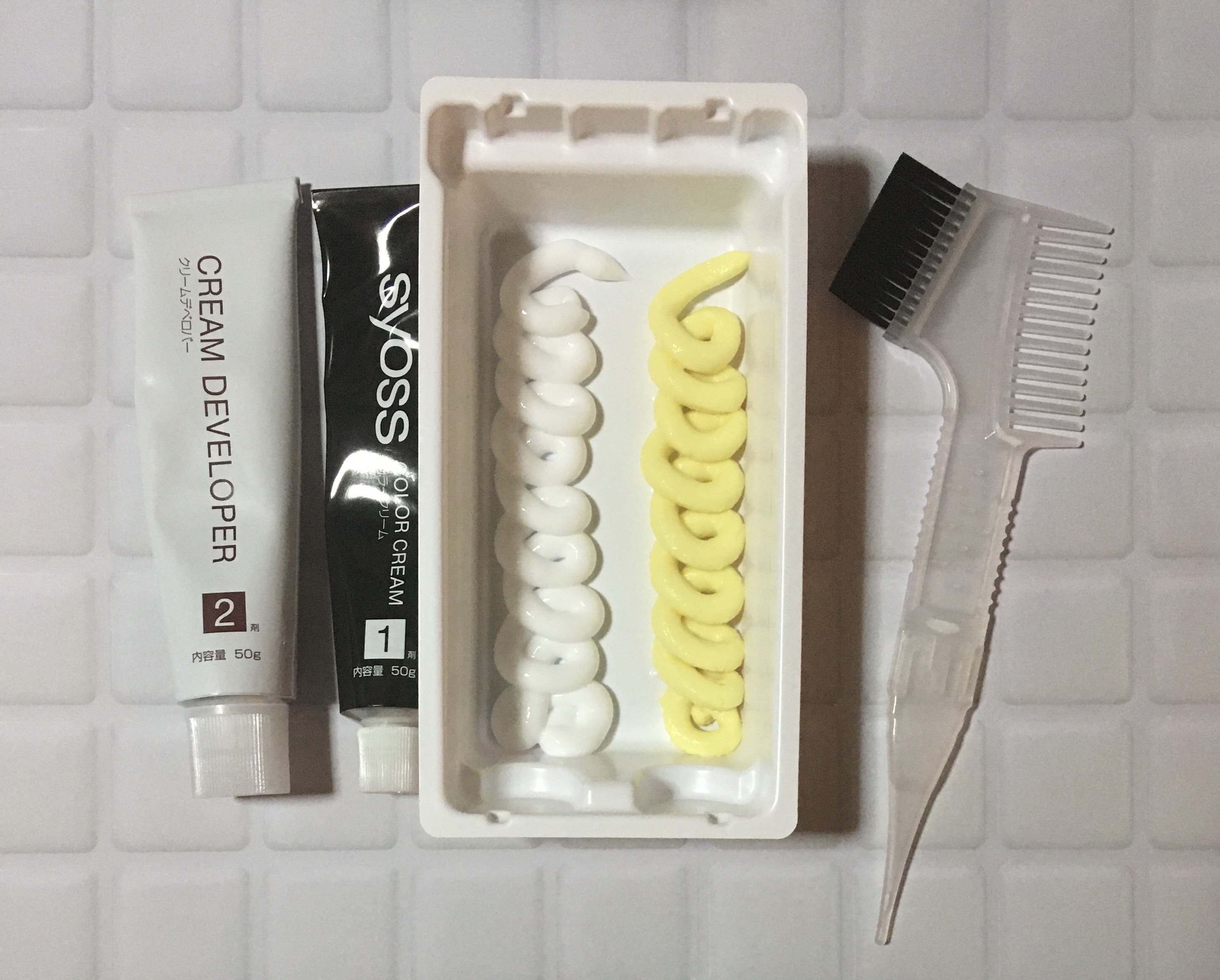 クレイクリーム/サイオス/ヘアカラーを使ったクチコミ（3枚目）