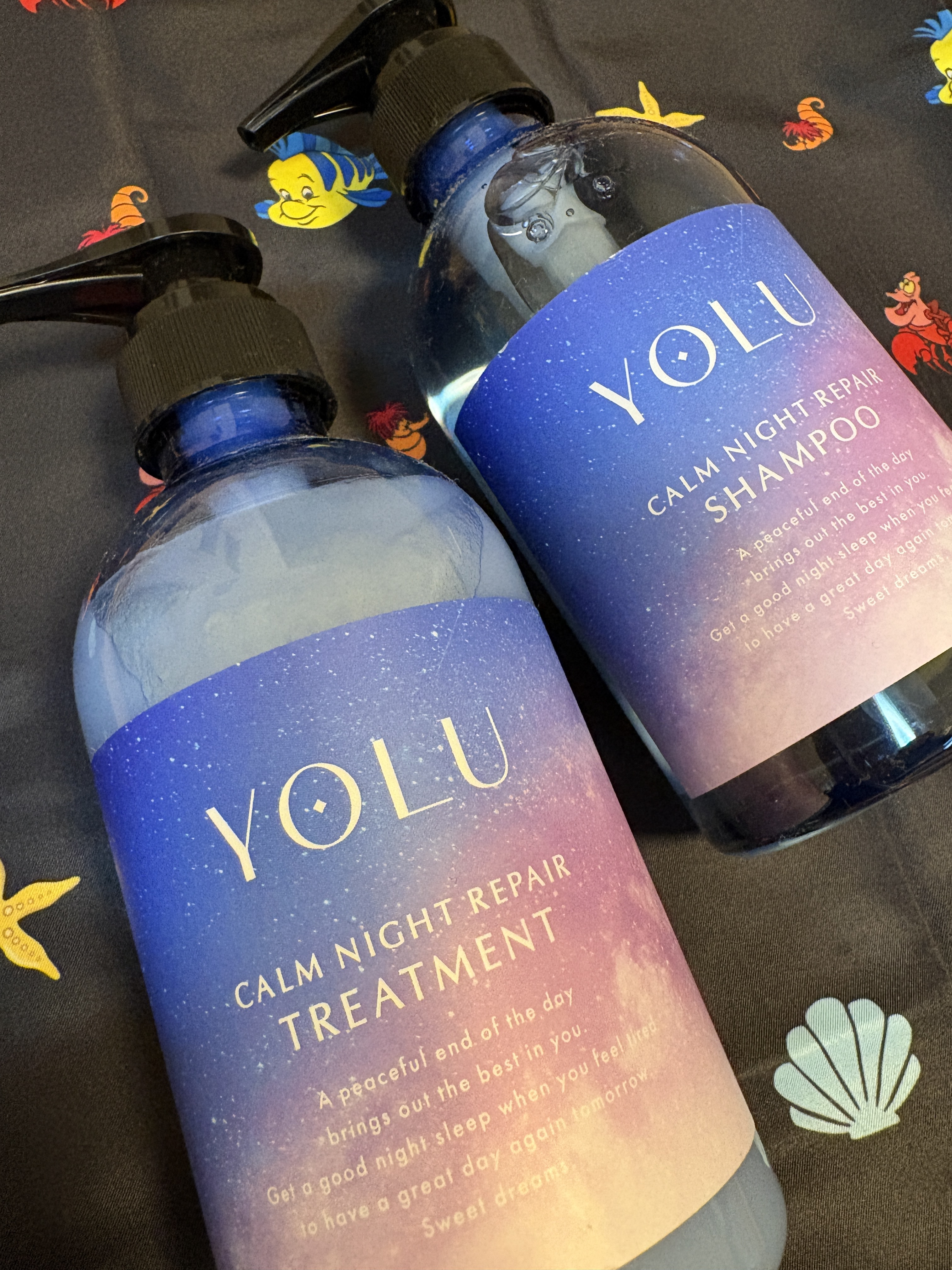 カームナイトリペアシャンプー／トリートメント/YOLU/シャンプー・コンディショナーを使ったクチコミ（1枚目）
