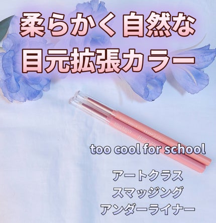 アートクラス スマージングアンダーライナー/too cool for school/ペンシルアイライナーを使ったクチコミ(1枚目)