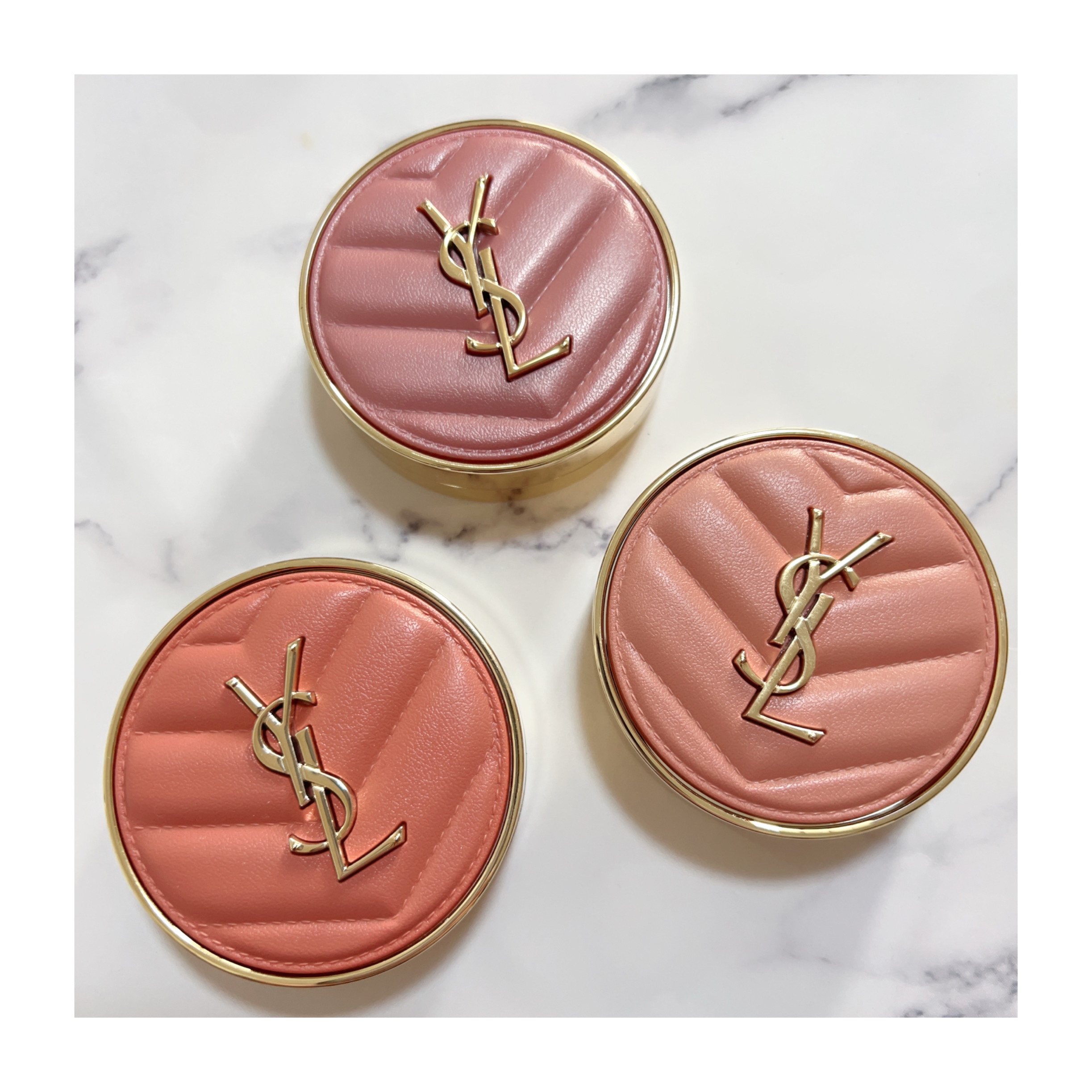 YSL メイクミーブラッシュ パウダー 37 PEACHY NUDE/YVES SAINT LAURENT BEAUTE/パウダーチークを使ったクチコミ（1枚目）