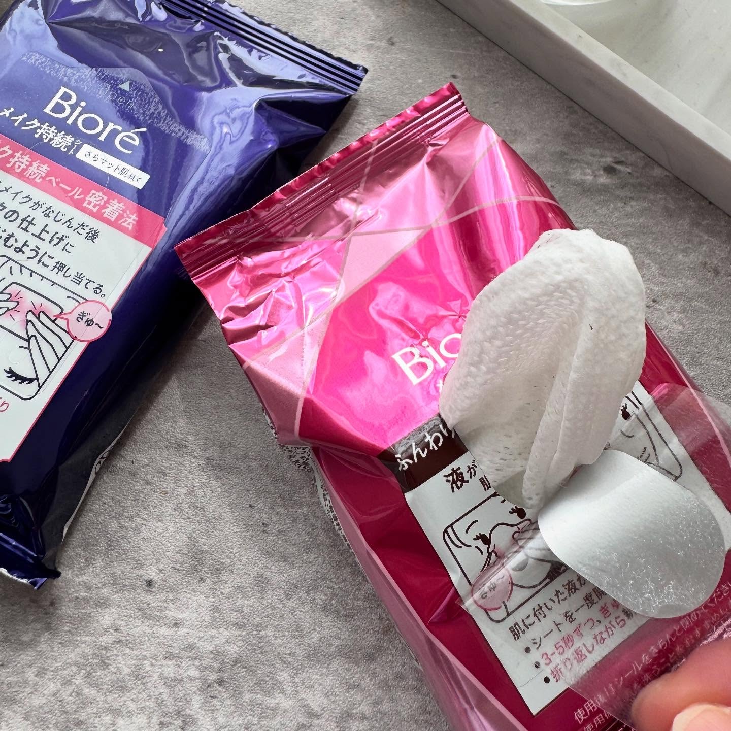 ビオレ メイク持続シート さらマット肌/ビオレ/フェイスシートを使ったクチコミ（2枚目）