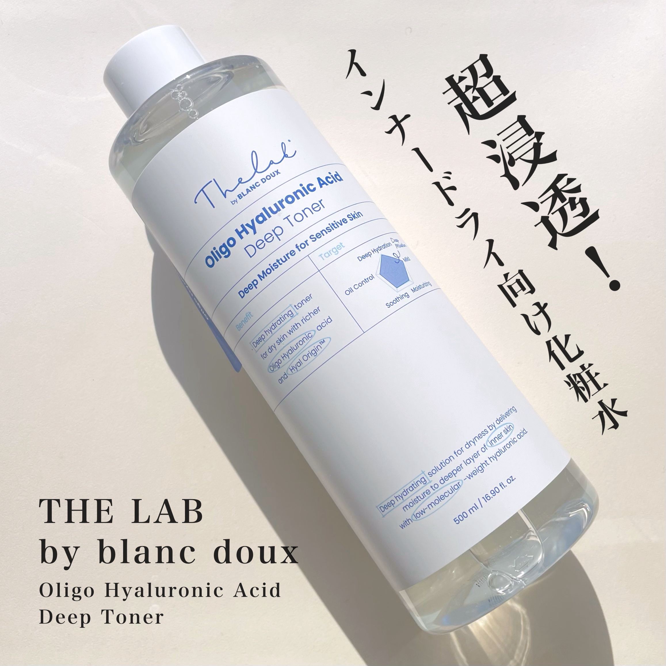 オリゴヒアルロン酸ディープトナー/THE LAB by blanc doux(ザラボバイブランドゥ)/化粧水を使ったクチコミ（1枚目）