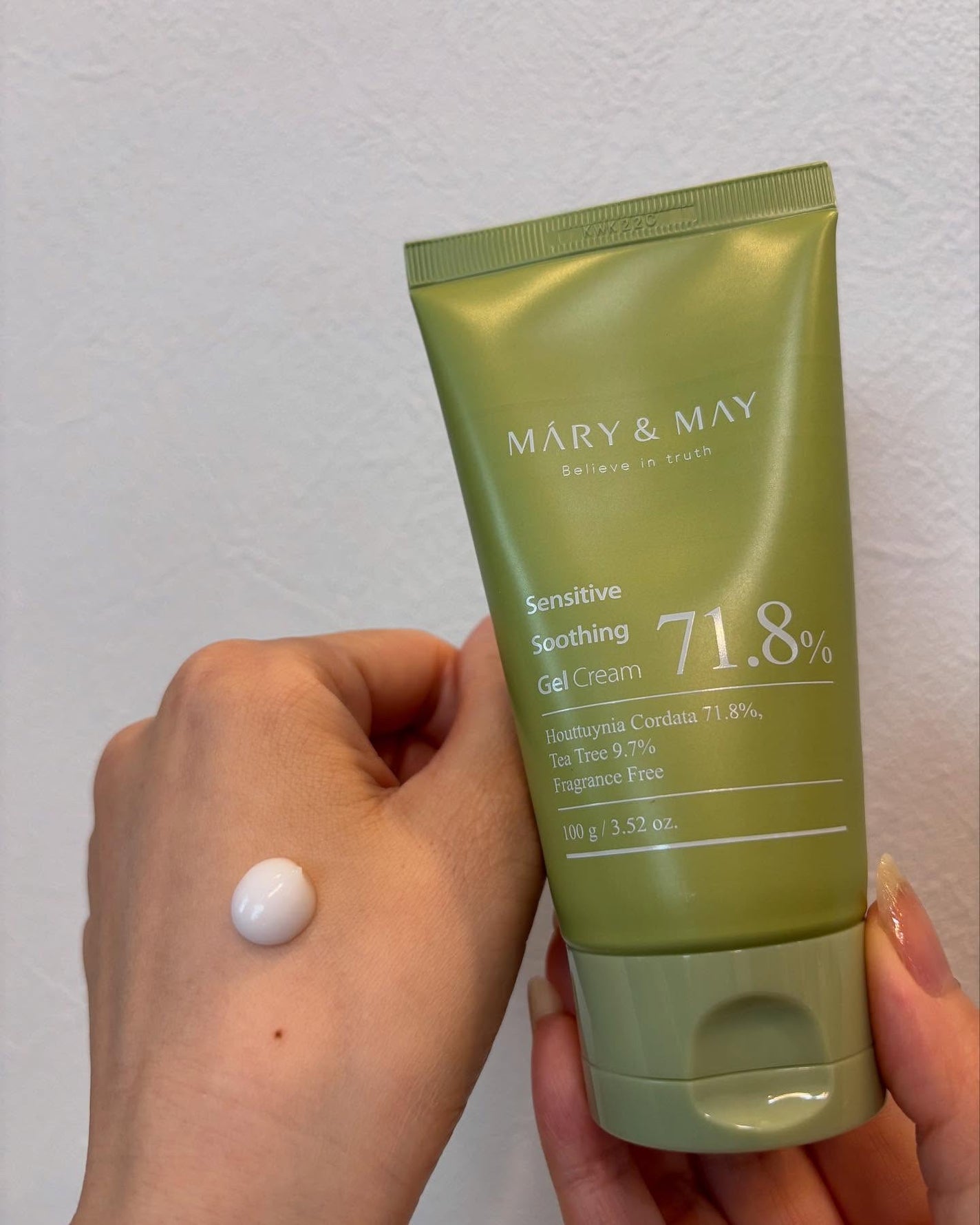 Sensitive Soothing Gel Cream/MARY&MAY/フェイスクリームを使ったクチコミ(3枚目)