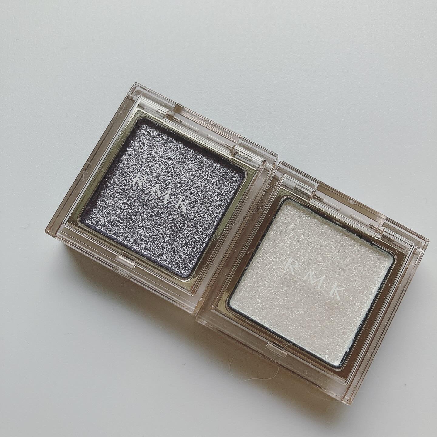 RMK インフィニシェイド シングル アイシャドウ EX-02 ルナ スワン (HS)/RMK/単色アイシャドウを使ったクチコミ（1枚目）