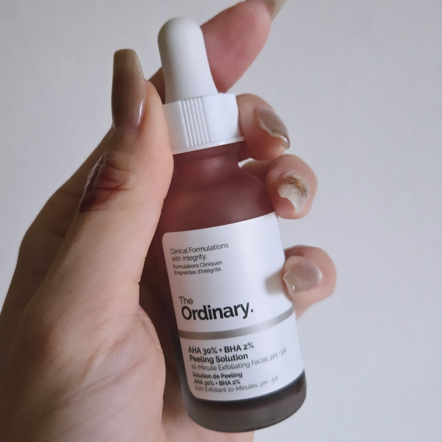 AHA 30% + BHA 2% Peeling Solution/The Ordinary/ピーリングを使ったクチコミ（2枚目）