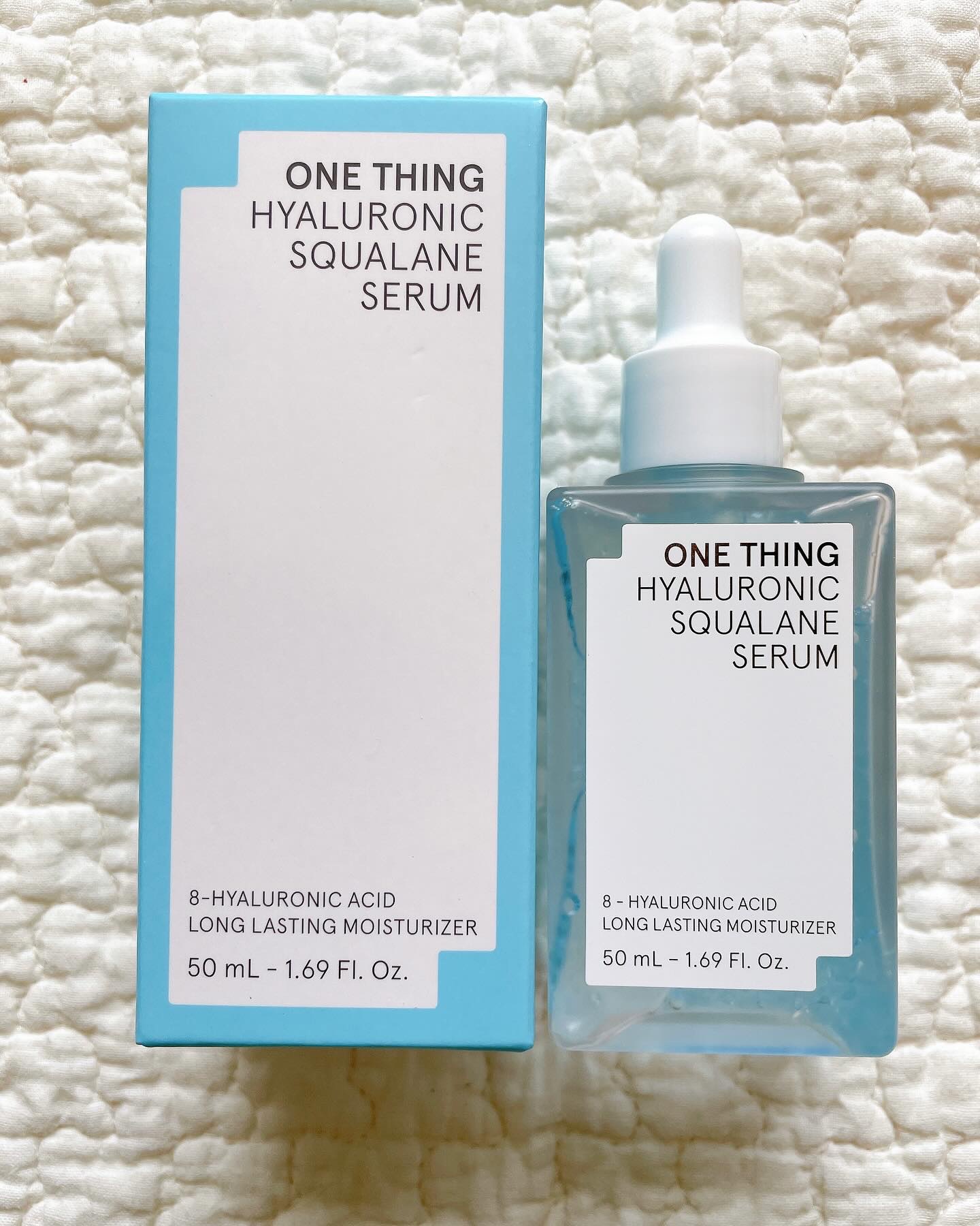 ヒアルロニックスクワランセラム/ONE THING/美容液を使ったクチコミ（1枚目）