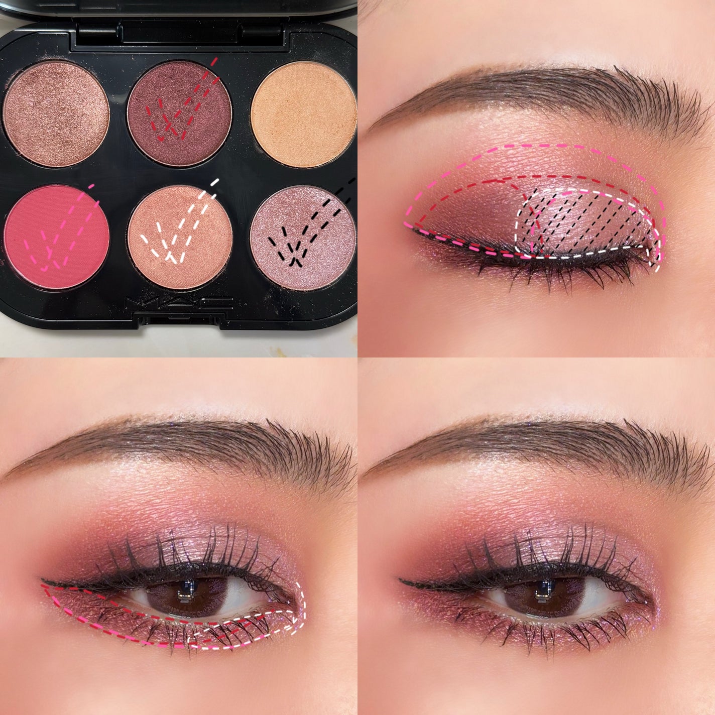 コネクト イン カラー アイシャドウ パレット × 6/M・A・C/アイシャドウパレットを使ったクチコミ(5枚目)