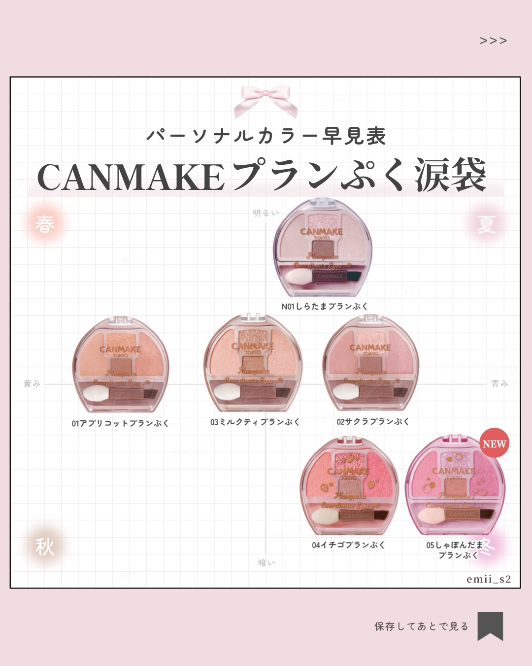 プランぷくコーデアイズ/キャンメイク/パウダーアイシャドウを使ったクチコミ（1枚目）