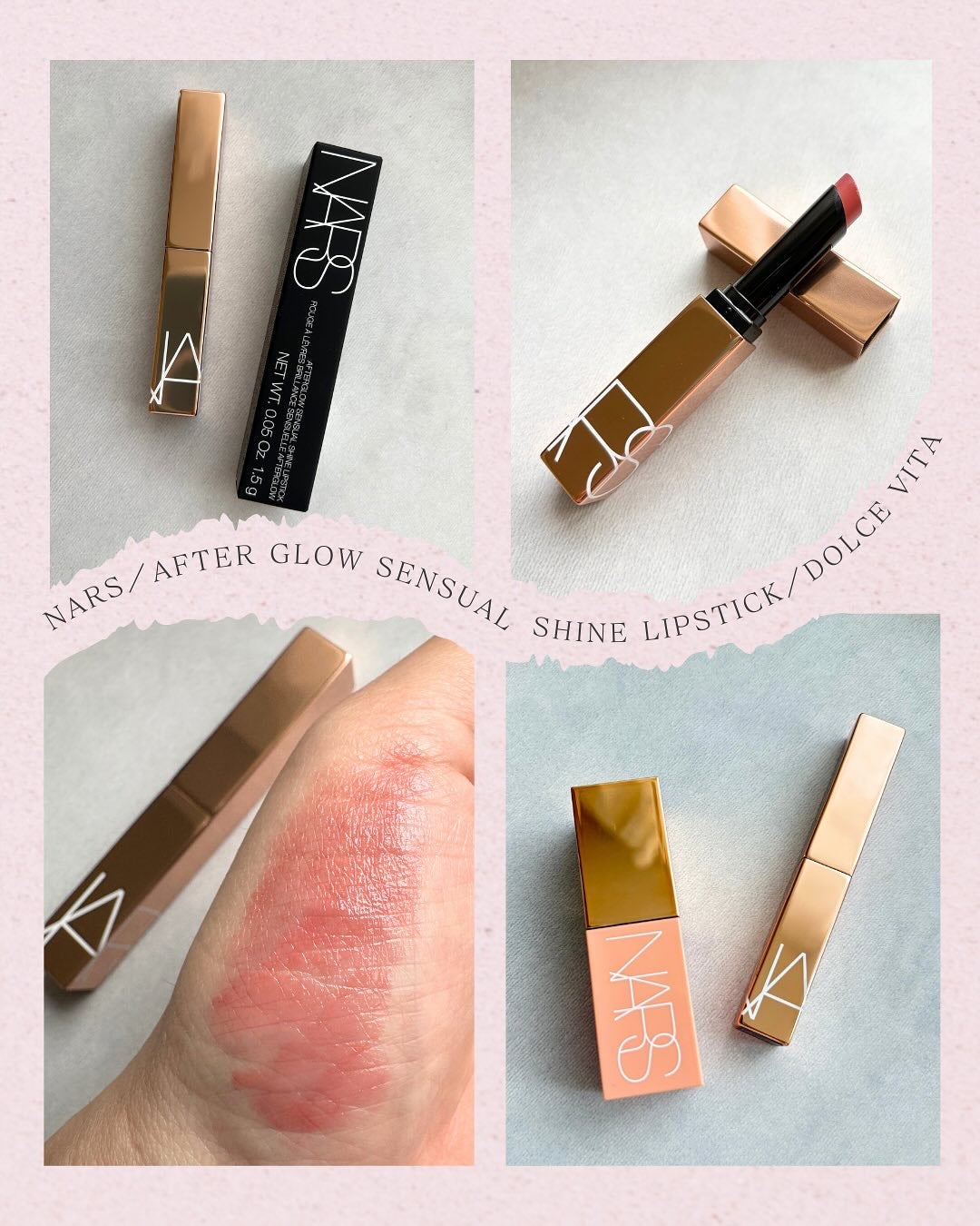 アフターグロー センシュアルシャイン リップスティック/NARS/口紅を使ったクチコミ(2枚目)