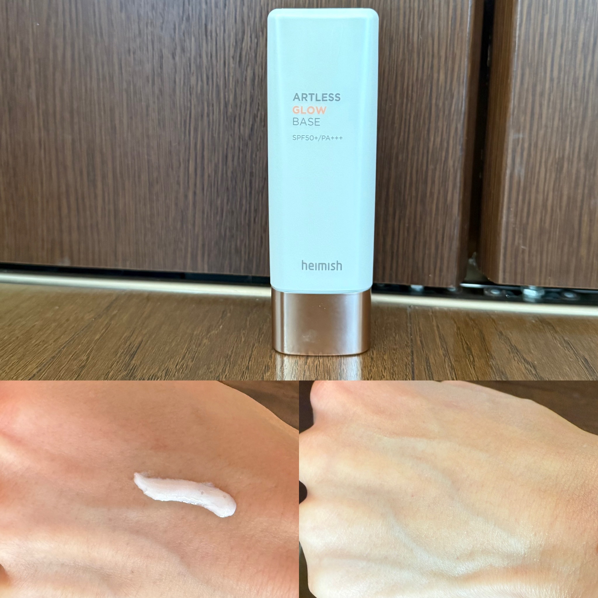 アートレスグロウベース/heimish/化粧下地を使ったクチコミ（1枚目）