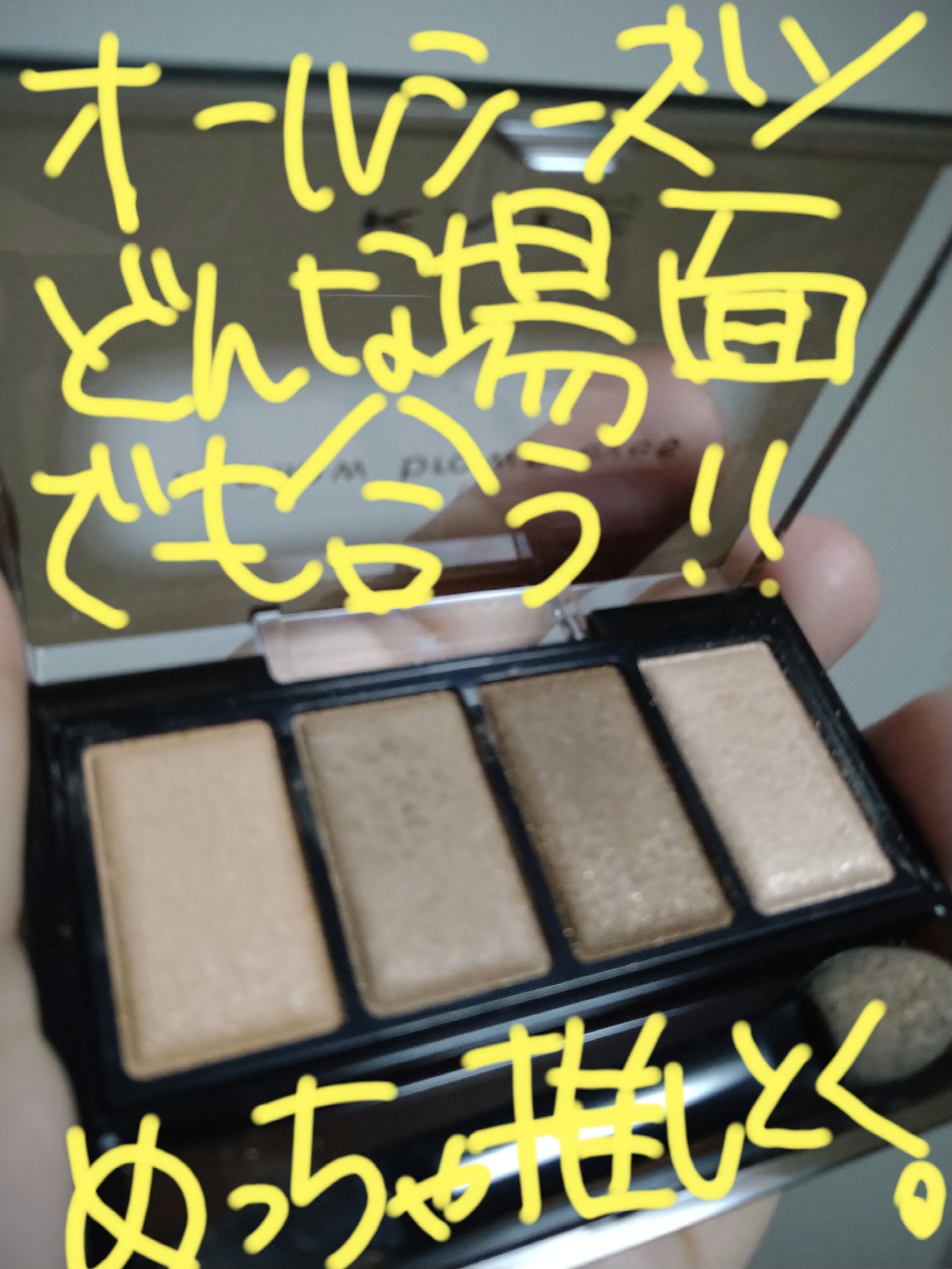 ケイト メロウブラウンアイズ BR-1 ソフトブラウン/KATE/アイシャドウパレットを使ったクチコミ（2枚目）