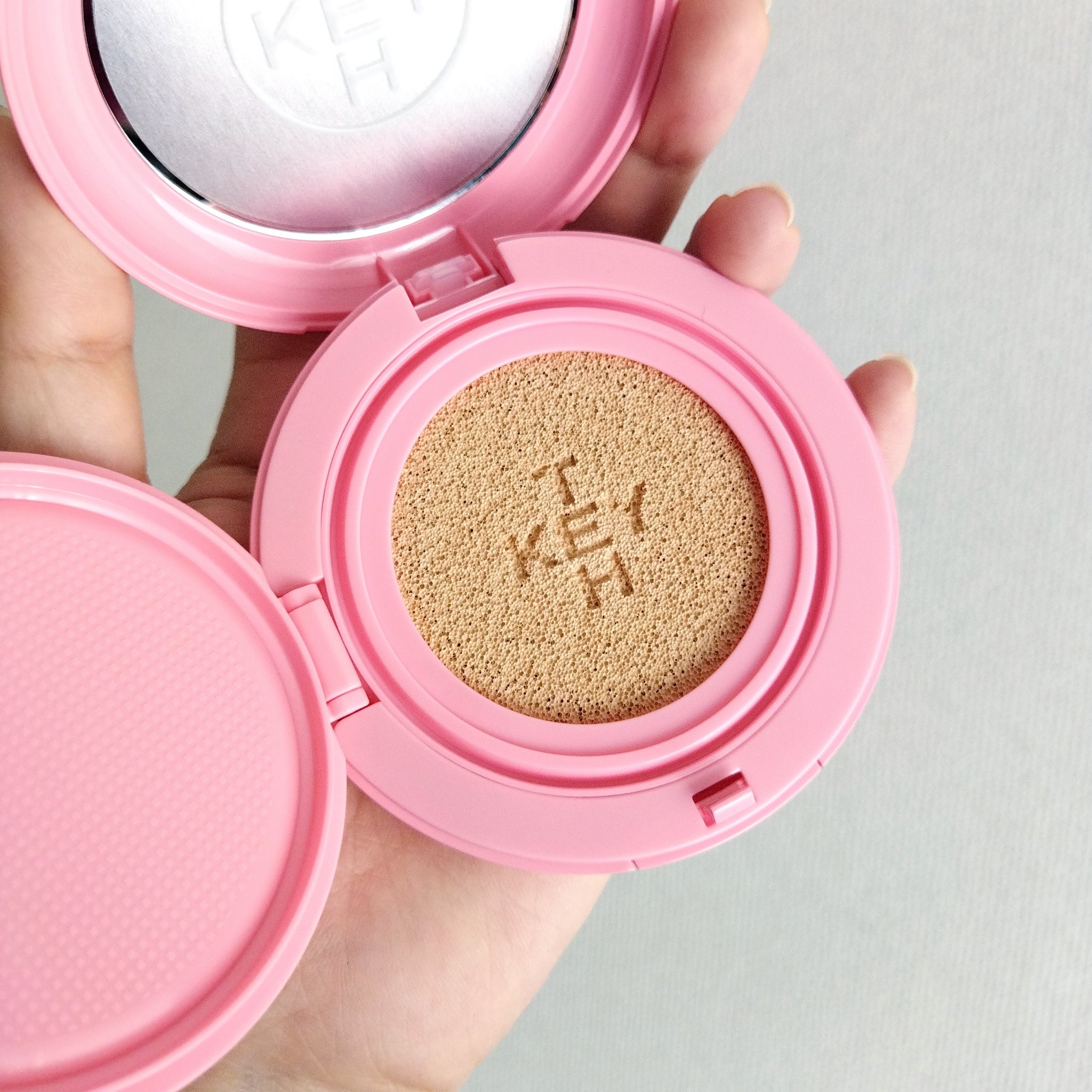 ピンクマグネットクッション/KEYTH/クッションファンデーションを使ったクチコミ（1枚目）