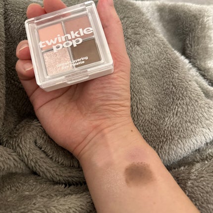 グリッターレイヤリングアイシャドウパレット 02 PINK LAYER/TWINKLE POP/アイシャドウパレットの画像