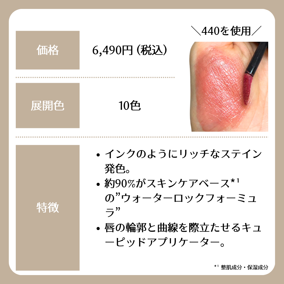 YSL ザ インクス ヴィニルクリーム/YVES SAINT LAURENT BEAUTE/口紅を使ったクチコミ（2枚目）