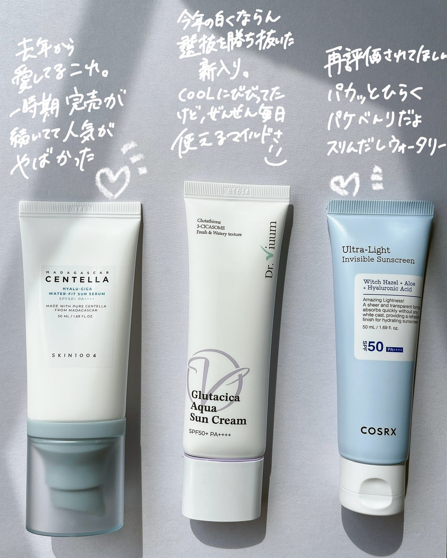 ヒアルーシカ ウォーターフィット サンセラム/SKIN1004/日焼け止めローションを使ったクチコミ(3枚目)