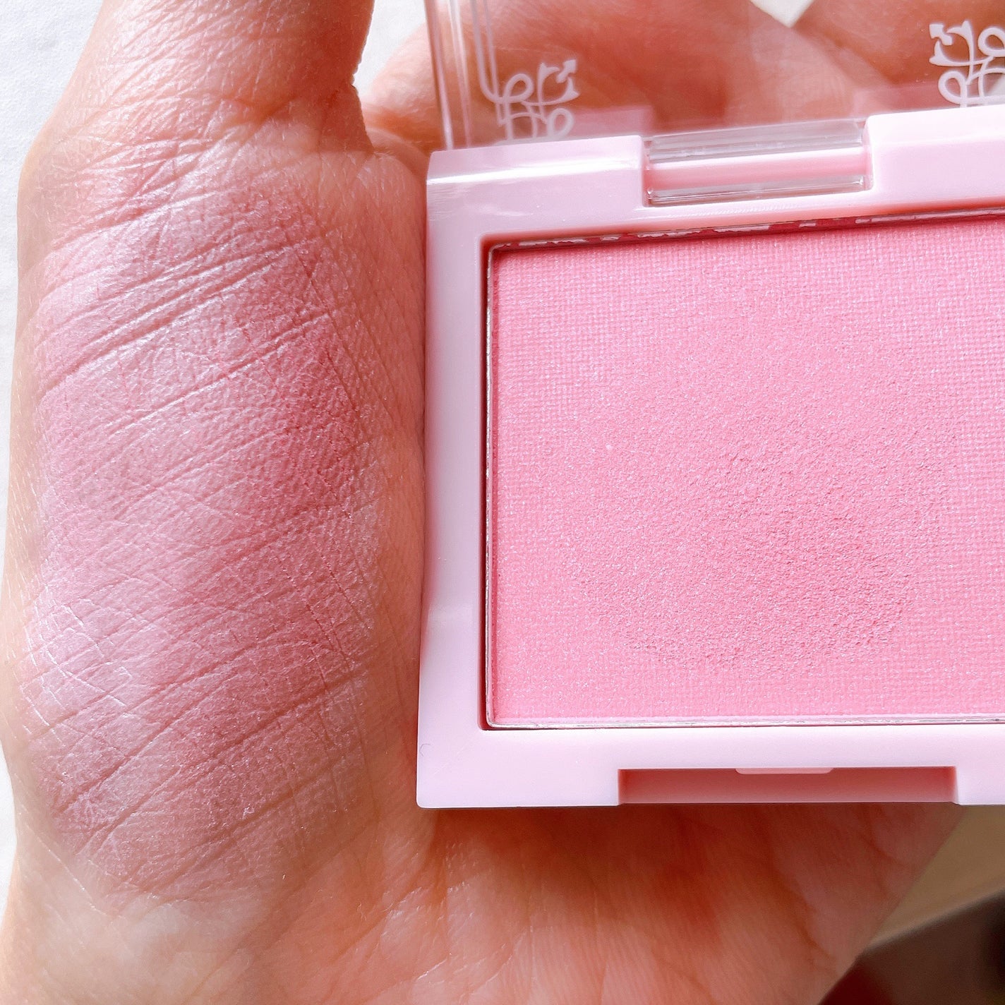 &. Wチャーム パウダーチーク/DAISO/パウダーチークを使ったクチコミ(2枚目)