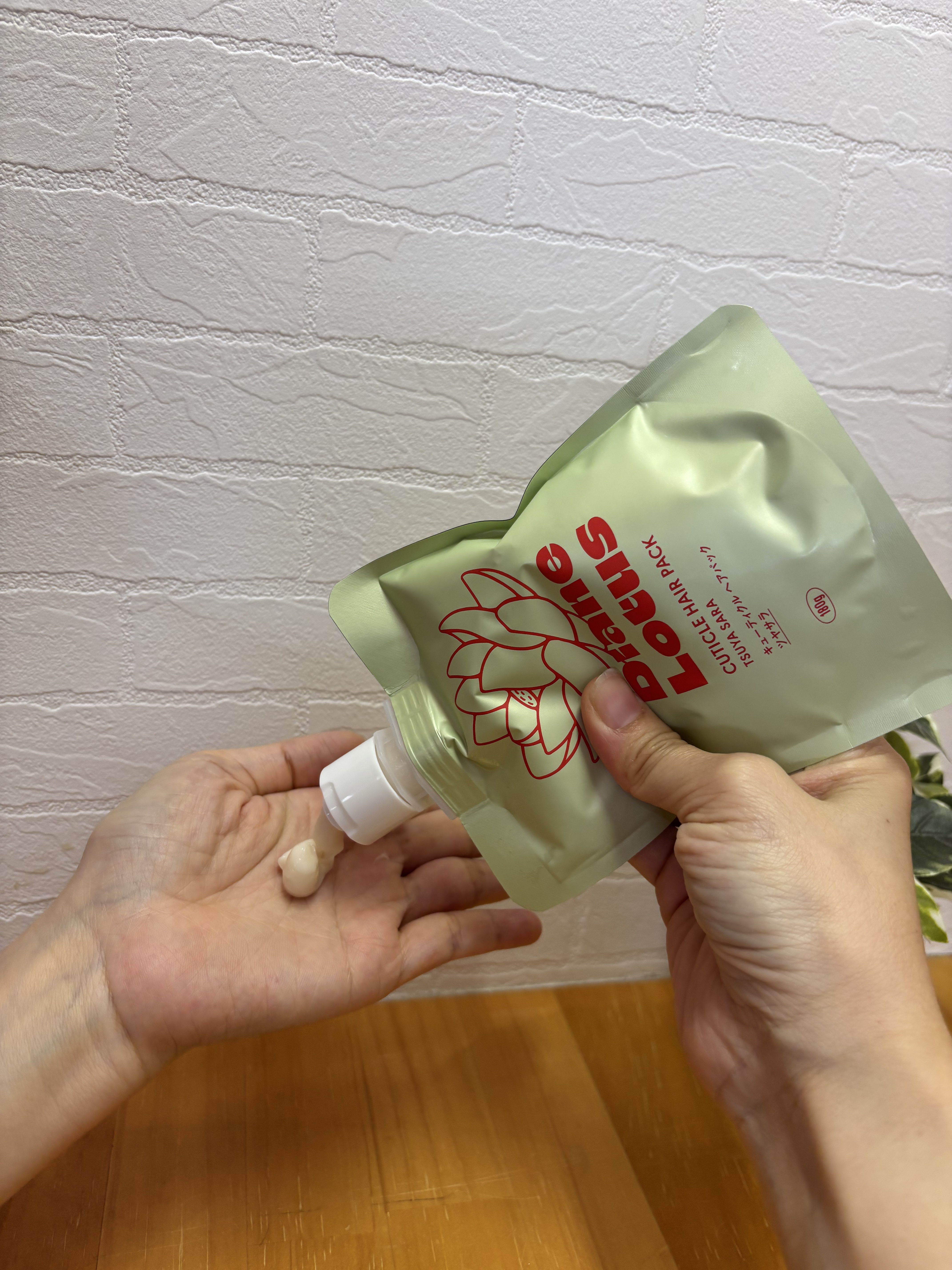 ロータス キューティクルヘアパック ツヤサラ ティー＆シトラスの香り/ダイアン/ヘアマスク・ヘアパックを使ったクチコミ（2枚目）