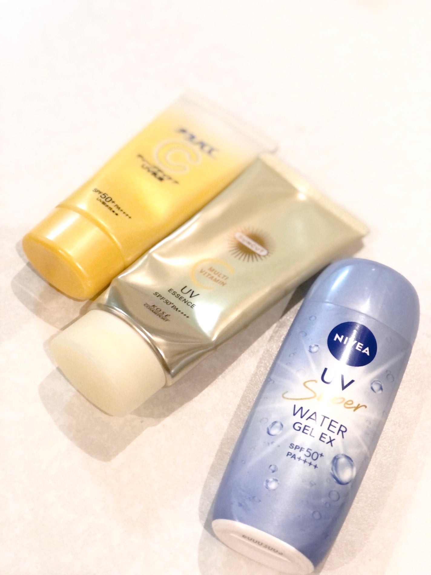 メラノCC・ニベア・サンカット®の日焼け止め・UVケアを使った メラノCC・ニベア・サンカット®の日焼け止め・UVケアを使った