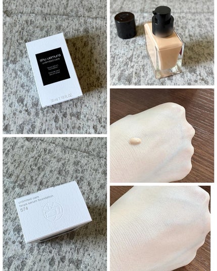 アンリミテッド ケア ツヤ セラム ファンデーション/shu uemura/リキッドファンデーションを使ったクチコミ(2枚目)