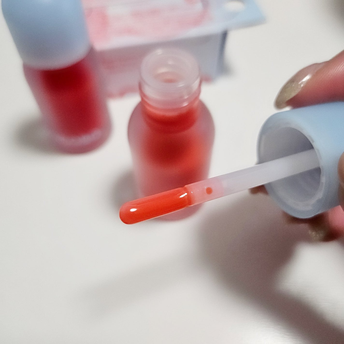 ジューシーベリープランピングリップオイル/TOCOBO/リップグロスを使ったクチコミ(3枚目)