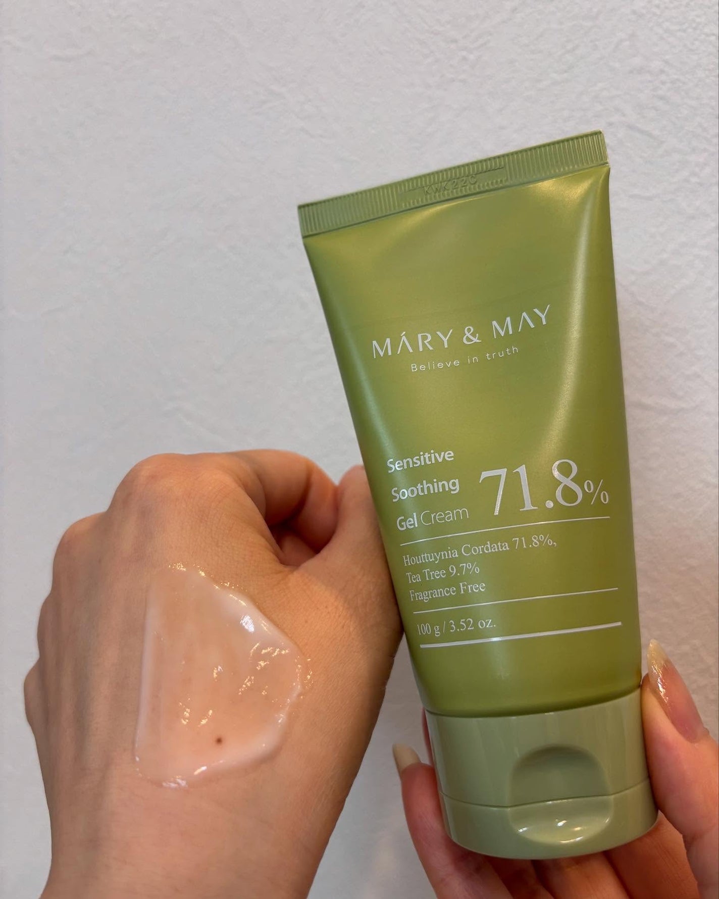 Sensitive Soothing Gel Cream/MARY&MAY/フェイスクリームを使ったクチコミ(4枚目)