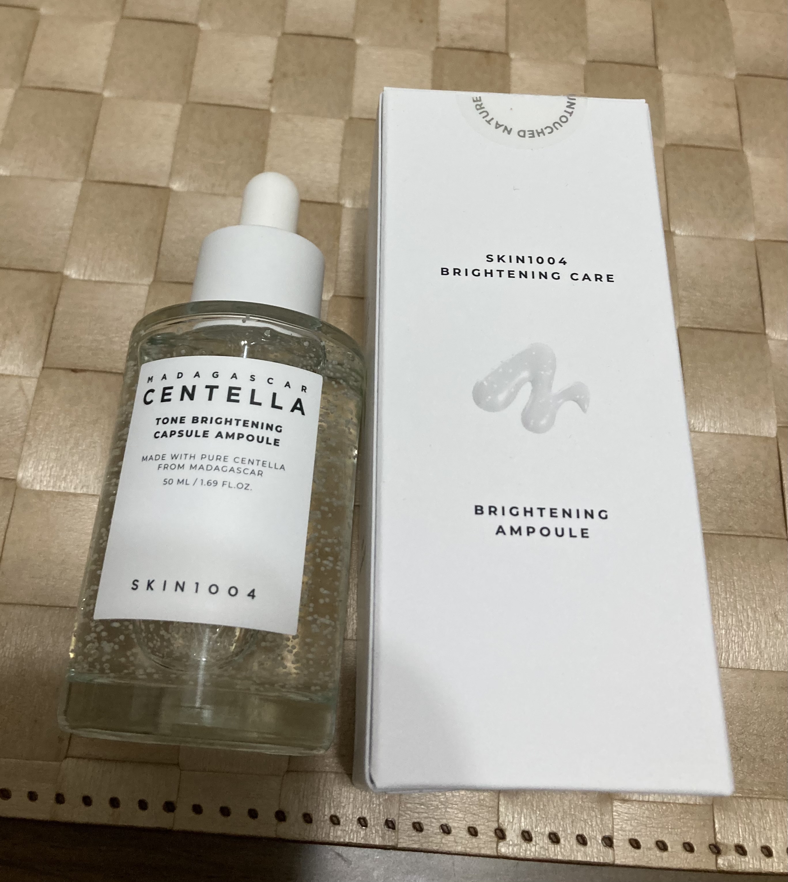 トーンブライトニング カプセルアンプル/SKIN1004/美容液を使ったクチコミ（1枚目）