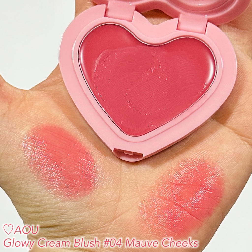 GLOWY CREAM BLUSH/AOU/ジェル・クリームチークを使ったクチコミ（1枚目）