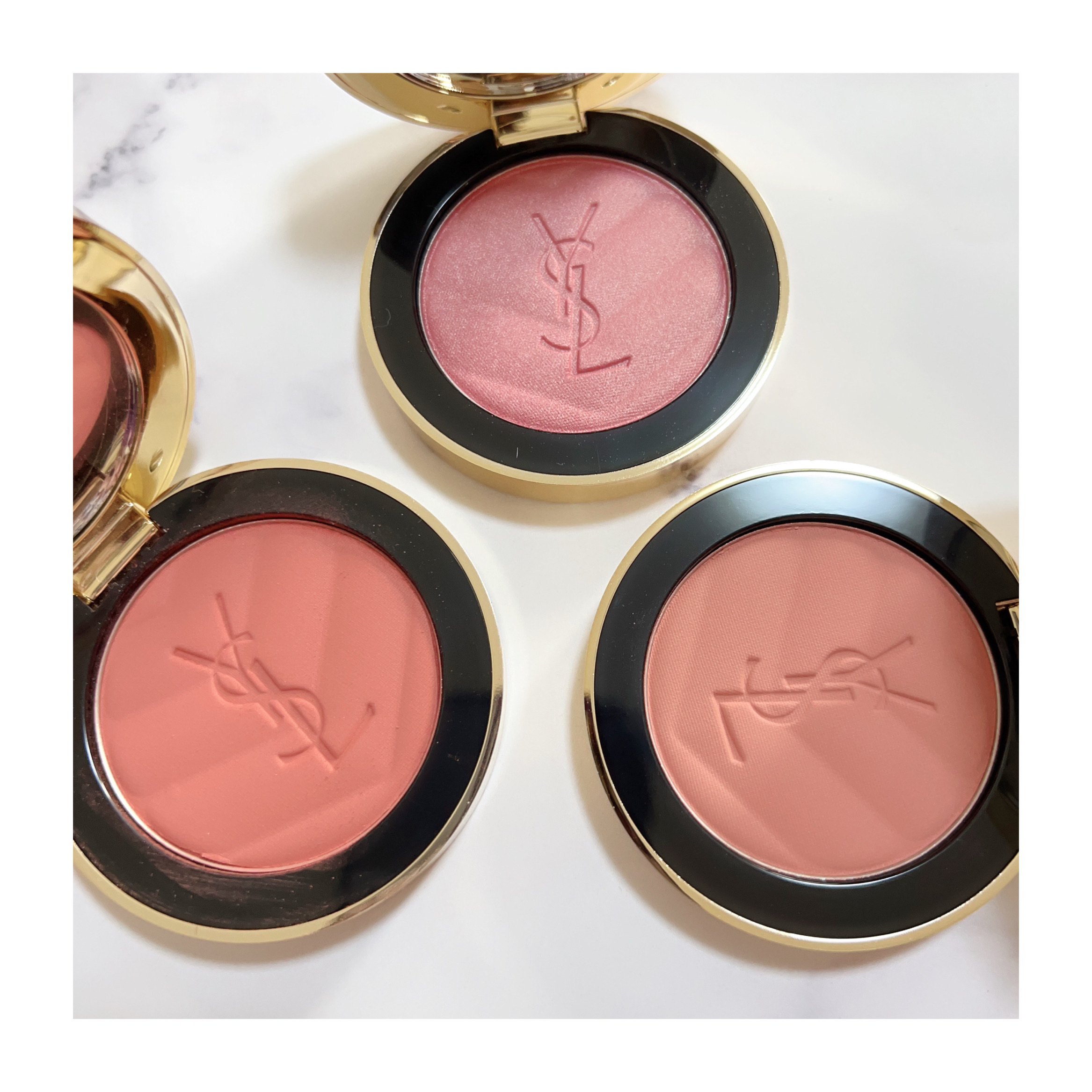 YSL メイクミーブラッシュ パウダー 37 PEACHY NUDE/YVES SAINT LAURENT BEAUTE/パウダーチークを使ったクチコミ（2枚目）