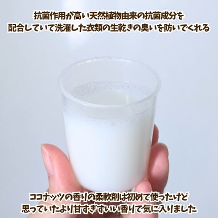 マイランドリー ココナッツの香り/マイランドリー/柔軟剤を使ったクチコミ(4枚目)