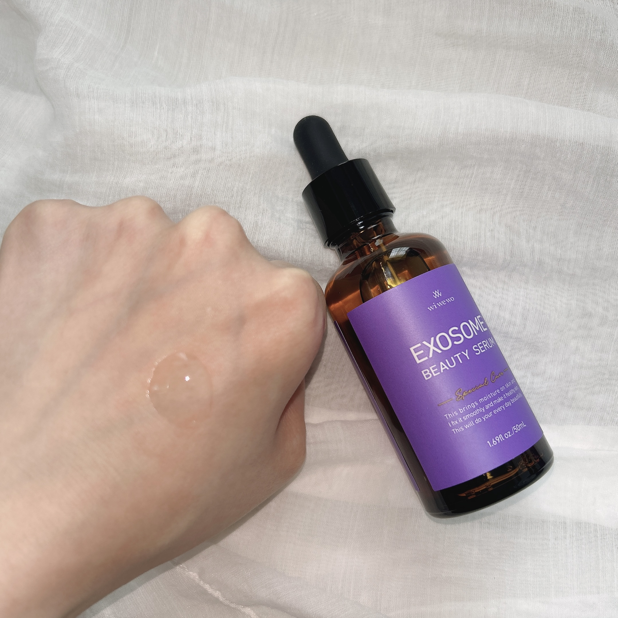 EXOSOME BEAUTY SERUM/wiwewo/美容液を使ったクチコミ（3枚目）